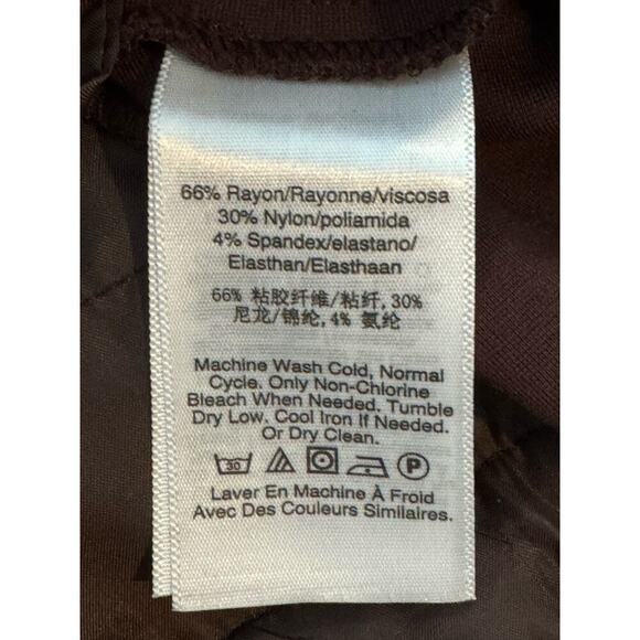 NEW!! DKNY Brown Dress Pants, size 10, bootcut - Picture 12 of 12